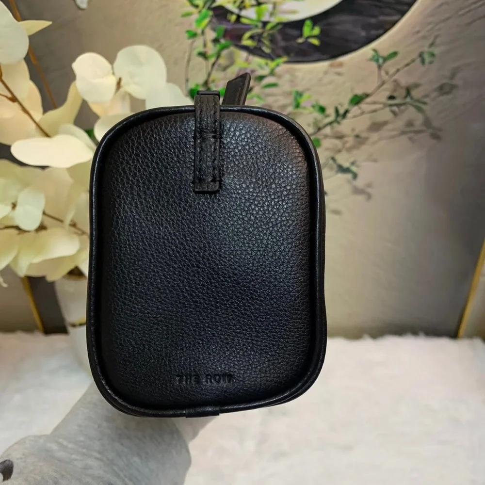 The Row Black Leather Wristlet - Picture 4 of 7